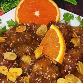 Bắp bò hoa sốt cam