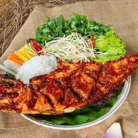 Cá da bò nướng muối ớt