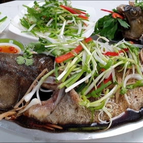 Cá mú chưng tương