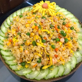 Cơm chiên thập cẩm chay