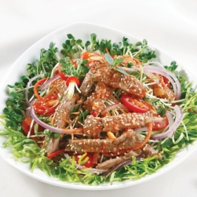 Gỏi nai cải mầm 