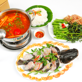 Lẩu cá lăng măng chua