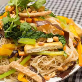 Mì xào chay