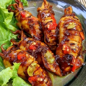 Mực trứng chiên nước mắm 