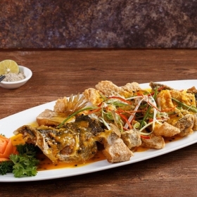 Phi lê cá chẽm sốt chanh dây