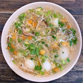 Soup hải sản cua nấm
