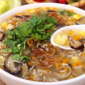 Soup hải sản nấm 